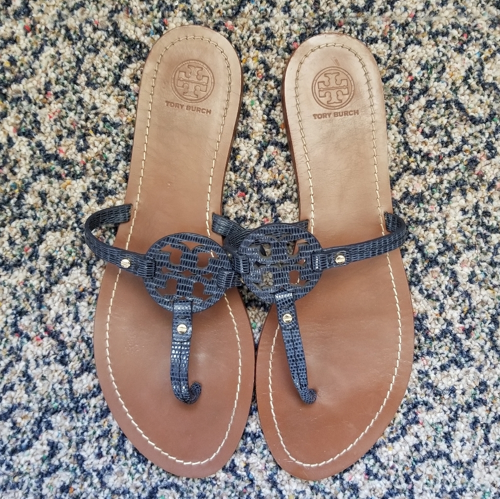 Navy Tory Burch Mini Miller size 9.5